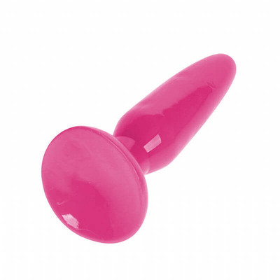 Foto 3 do produto Butt Plug Anal Toys - Plug Anal em Formato Cônico com Ventosa - 10,5 x 3,3 cm | Cor: Rosa