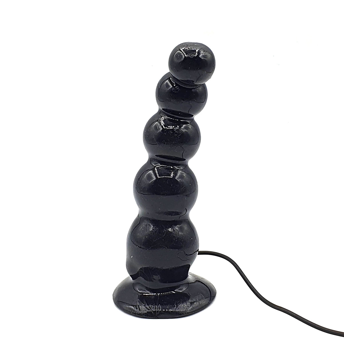 Plug Anal em TPR com 12 Modos de Vibração, Formato Escalonado, Controle Remoto e Base em Ventosa - Butt Plug One Love Nest 4 | 11,5 x 3,4 cm - 2