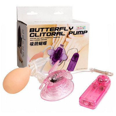 Foto 5 do produto Estimulador Clitoriano com Bomba de Sucção Manual e Vibração Multivelocidade - Butterfly Clitoral Pump | Disponível 2 Cores