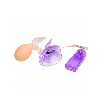 Foto 3 do produto Estimulador Clitoriano com Bomba de Sucção Manual e Vibração Multivelocidade - Butterfly Clitoral Pump | Disponível 2 Cores