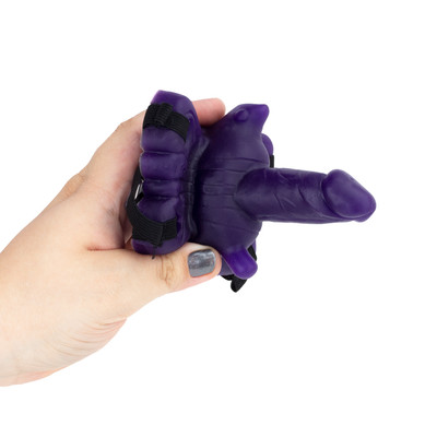 Estimulador em Forma de Borboleta com Mini Pênis, Controle Remoto com Fio e Bullet Multivelocidade - Butterfly | Disponível em 2 Cores