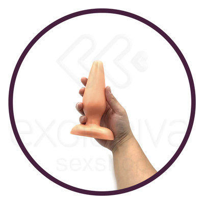 Plug Anal Grande em PVC - ButtPlug | 11,6 x 4,5 cm | Disponível em 2 Cores