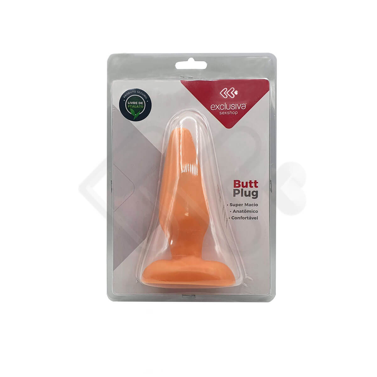 Plug Anal Grande em PVC - ButtPlug | 11,6 x 4,5 cm | Disponível em 2 Cores - 4