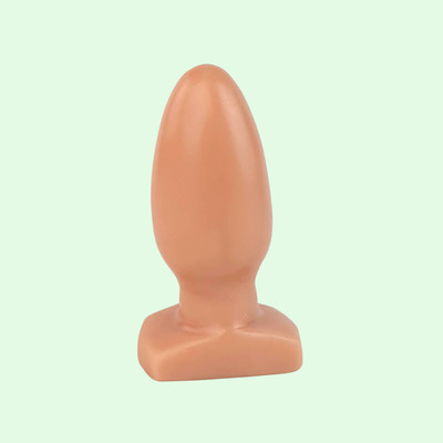 Plug Anal Cônico em PVC com Base de Segurança - 11,8 x 5,1cm