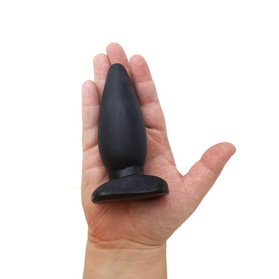 Foto 5 do produto Plug Cônico em PVC Atóxico com Base de Suporte - Butt Plug | 9,6 x 3,7 cm | Disponível em 2 Cores