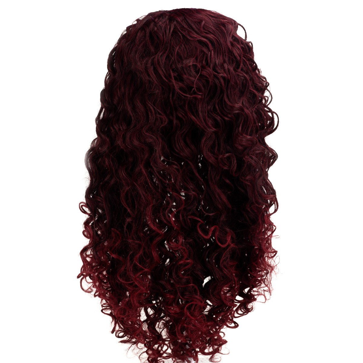 Cabelo Longo Cacheado com Corte em V - 2