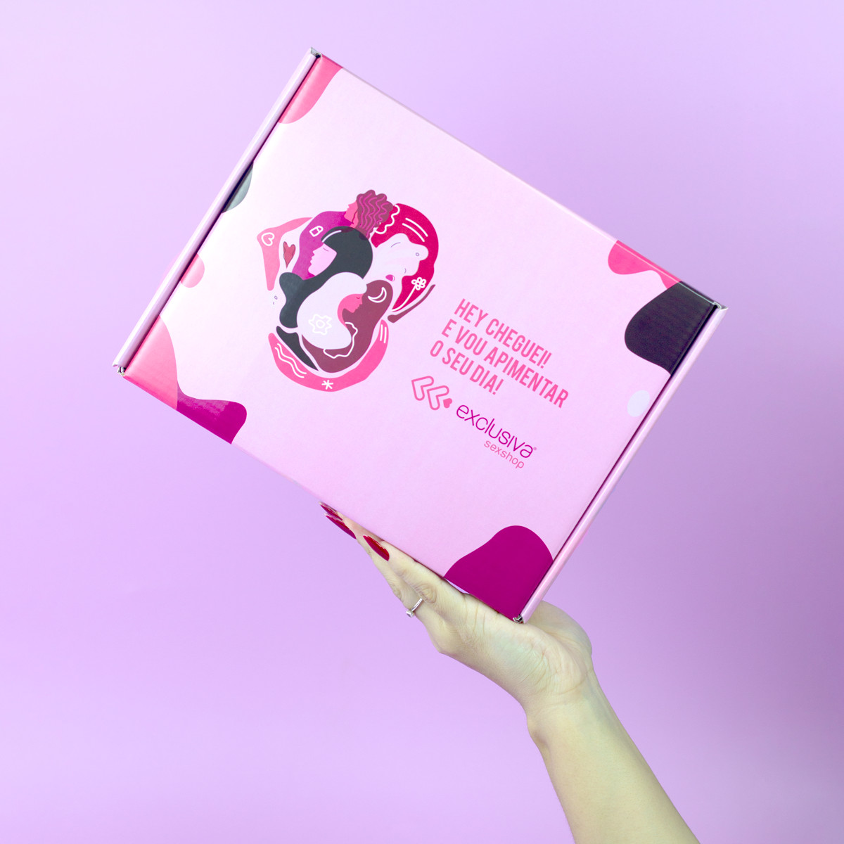 Caixa para Presente Retangular em Papelão - Exclusiva O Prazer é Todo Seu | 8,3 x 21 x 27 cm - 5