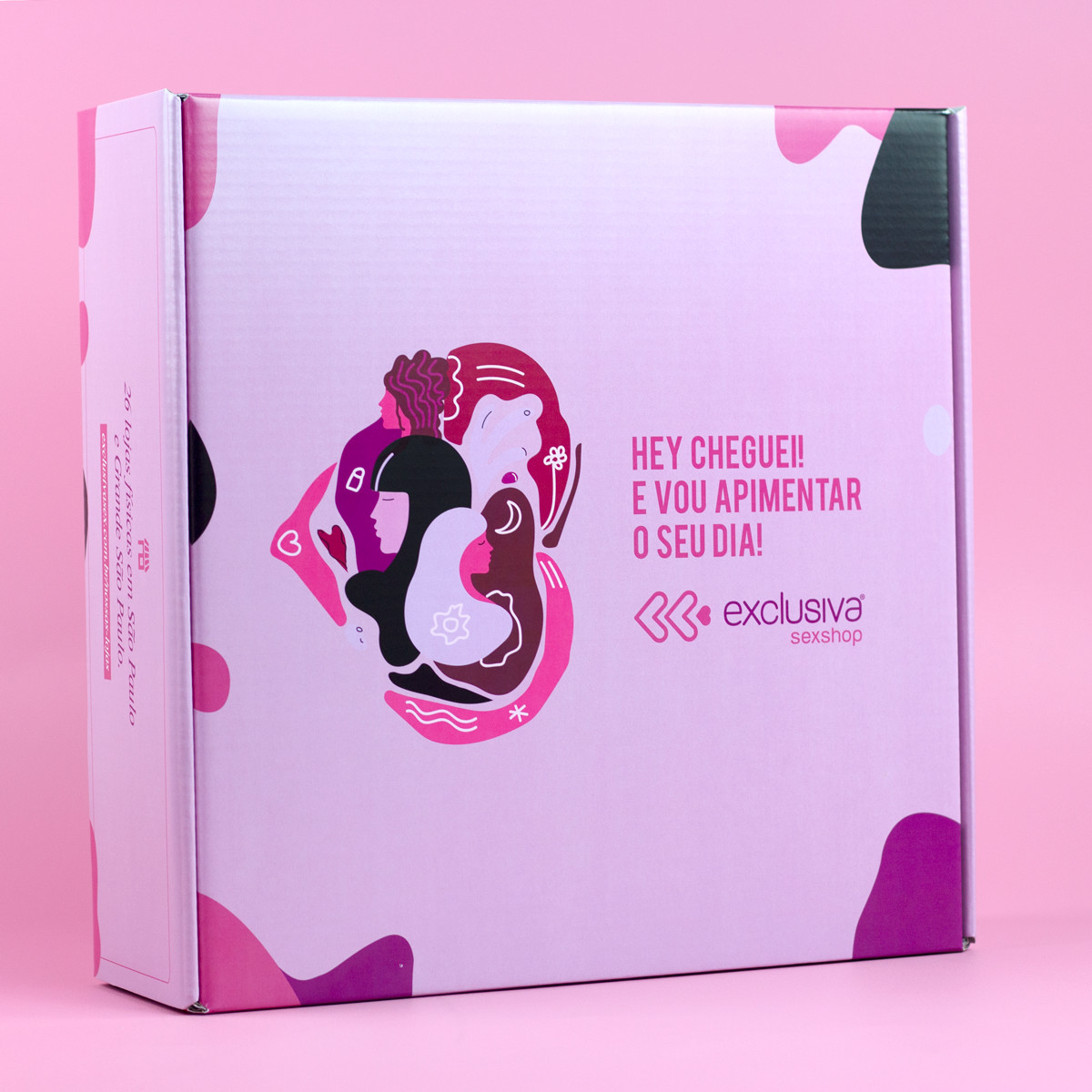 Caixa para Presente Retangular em Papelão - Exclusiva O Prazer é Todo Seu | 9,7 x 30,2 x 30,5 cm - 5