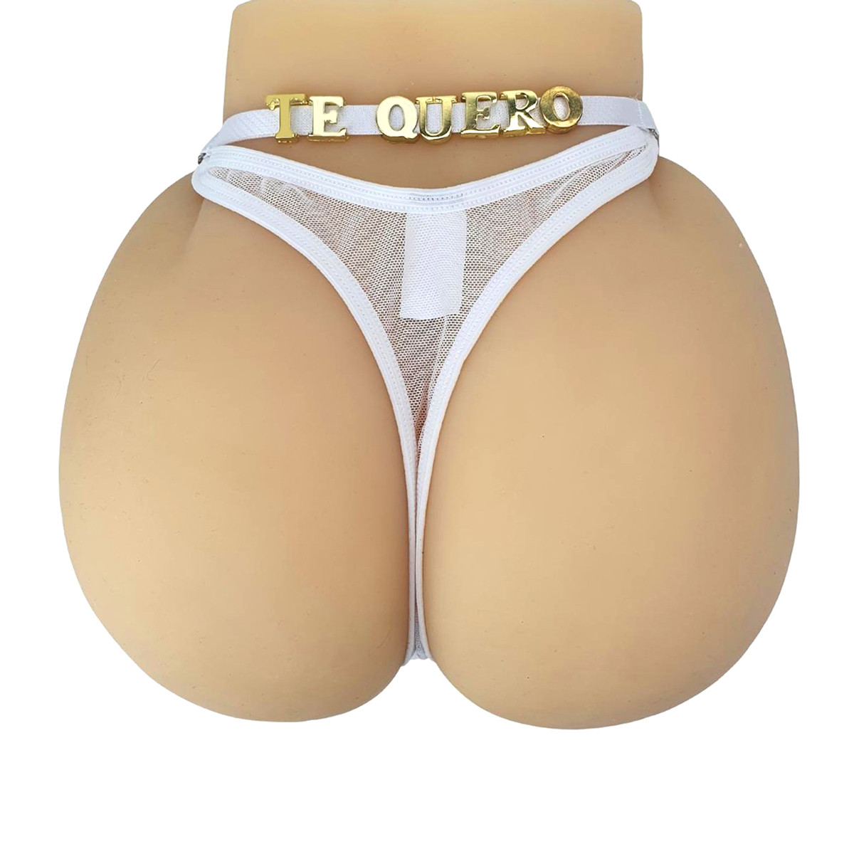 Calcinha Fio Dental em Tule com Estampas e Detalhes de Lacinhos - Doce Olhar Moda Íntima - Tamanho Único | Disponível em 3 Cores e 9 Frases - 8