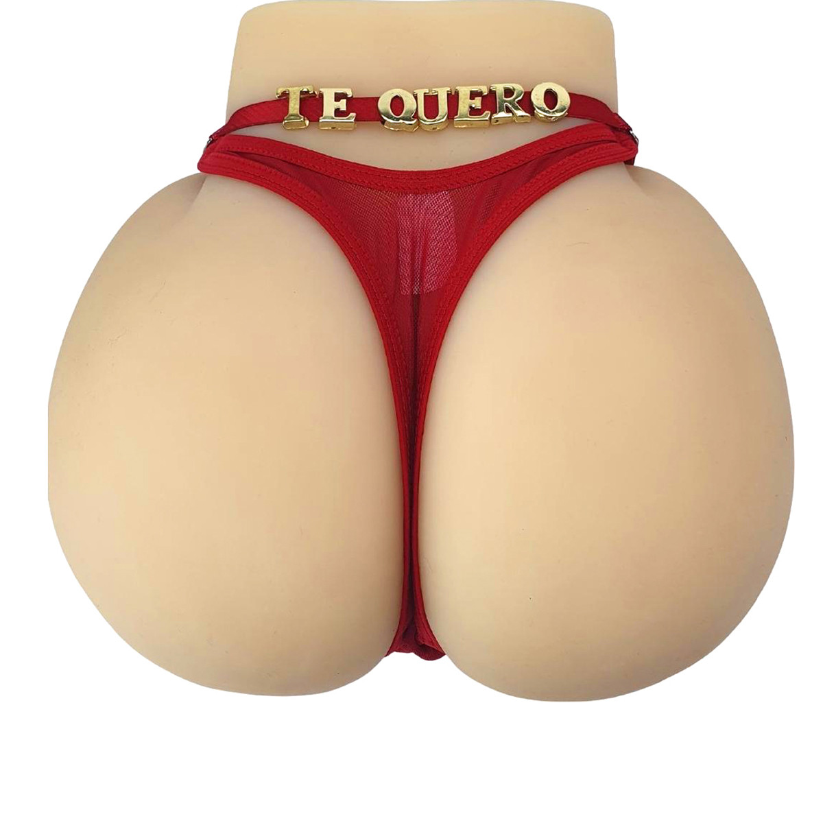 Calcinha Fio Dental em Tule com Estampas e Detalhes de Lacinhos - Doce Olhar Moda Íntima - Tamanho Único | Disponível em 3 Cores e 9 Frases - 9