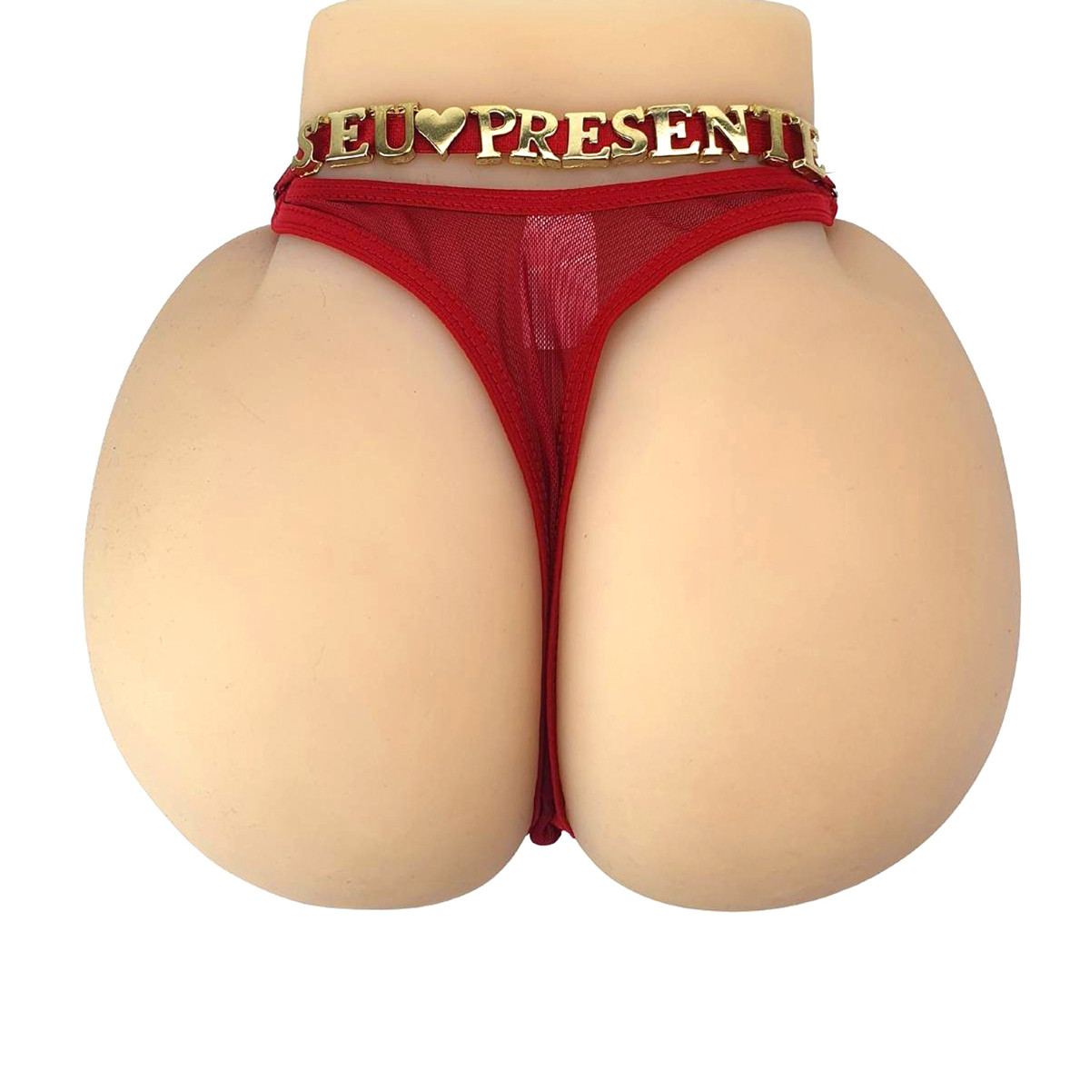 Calcinha Fio Dental em Tule com Estampas e Detalhes de Lacinhos - Doce Olhar Moda Íntima - Tamanho Único | Disponível em 3 Cores e 9 Frases - 13