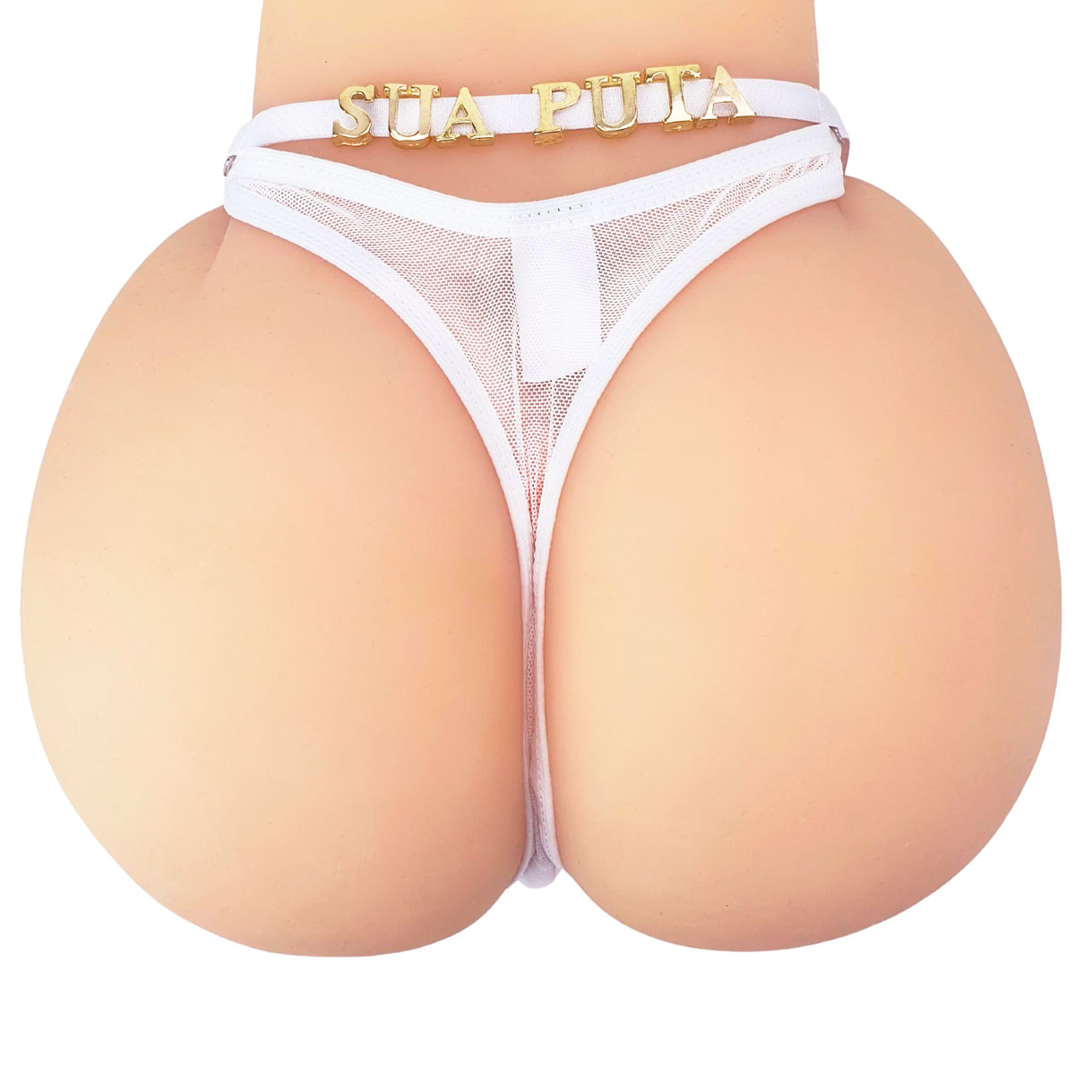 Calcinha Fio Dental em Tule com Estampas e Detalhes de Lacinhos - Doce Olhar Moda Íntima - Tamanho Único | Disponível em 3 Cores e 9 Frases - 20