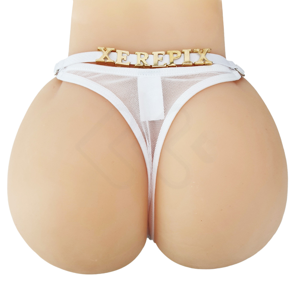 Calcinha Fio Dental em Tule com Estampas e Detalhes de Lacinhos - Doce Olhar Moda Íntima - Tamanho Único | Disponível em 3 Cores e 9 Frases - 25