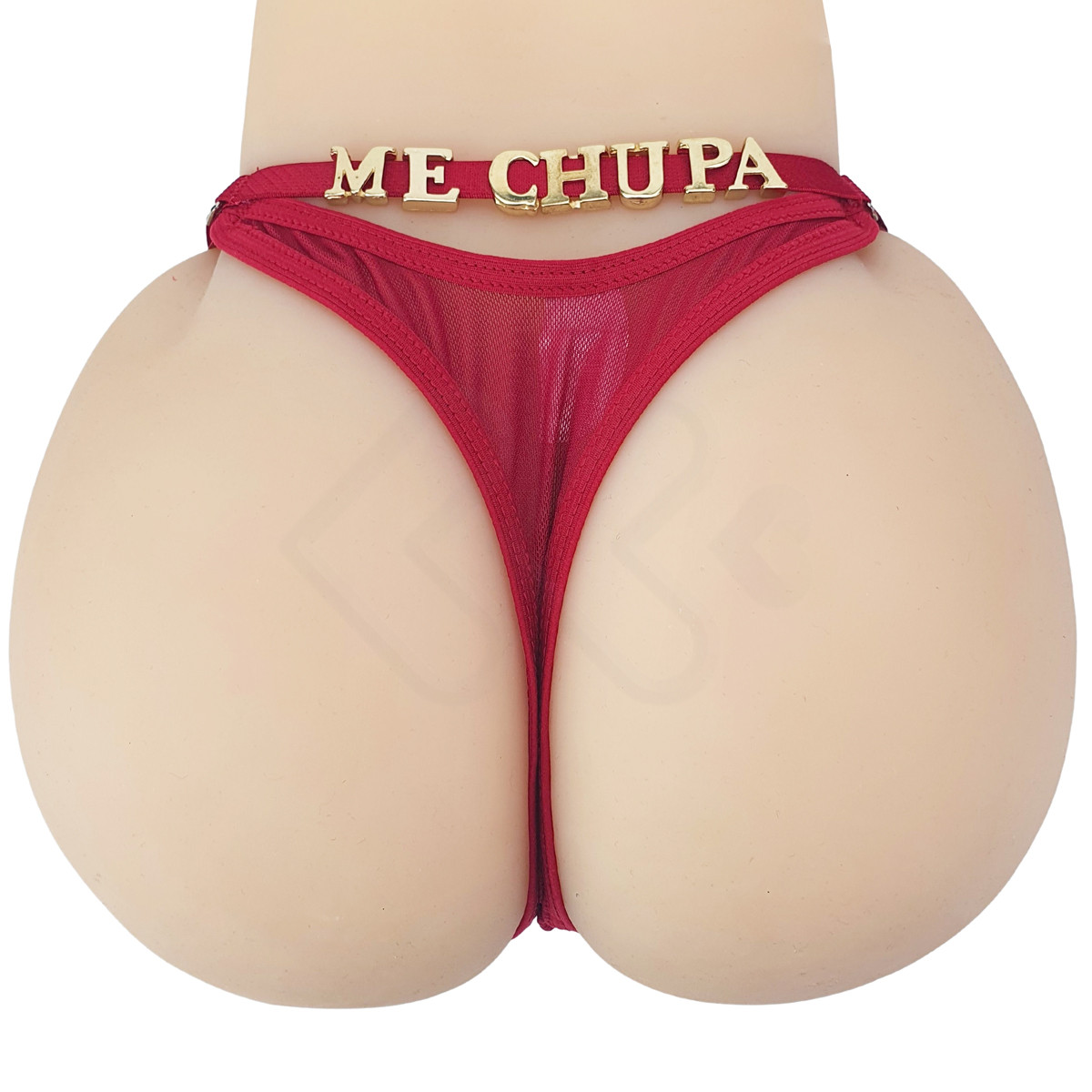 Calcinha Fio Dental em Tule com Estampas e Detalhes de Lacinhos - Doce Olhar Moda Íntima - Tamanho Único | Disponível em 3 Cores e 9 Frases - 26