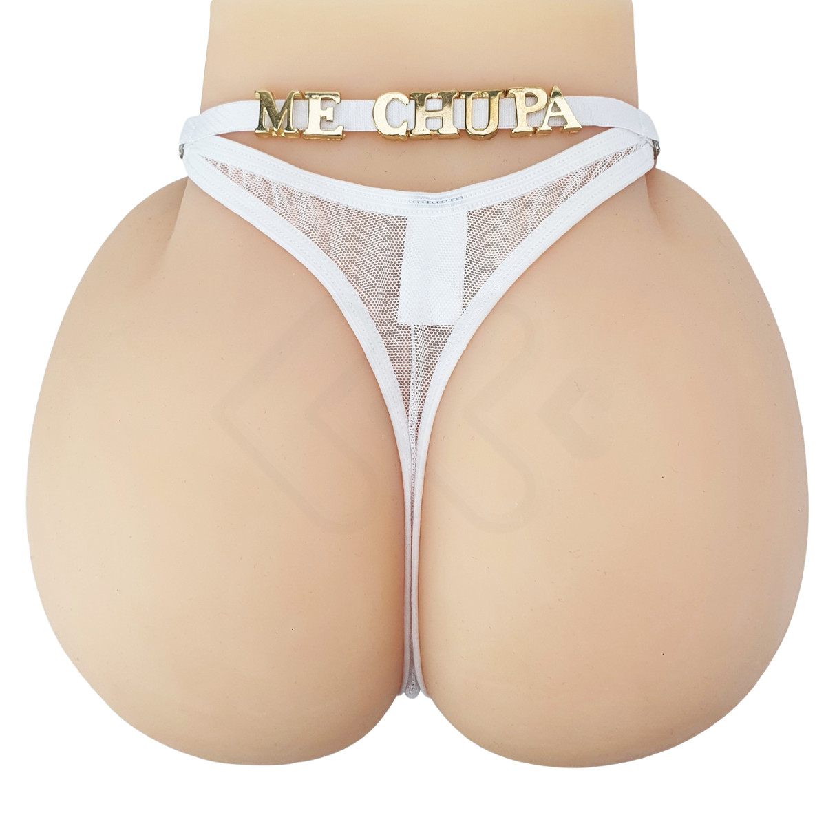 Calcinha Fio Dental em Tule com Estampas e Detalhes de Lacinhos - Doce Olhar Moda Íntima - Tamanho Único | Disponível em 3 Cores e 9 Frases - 28