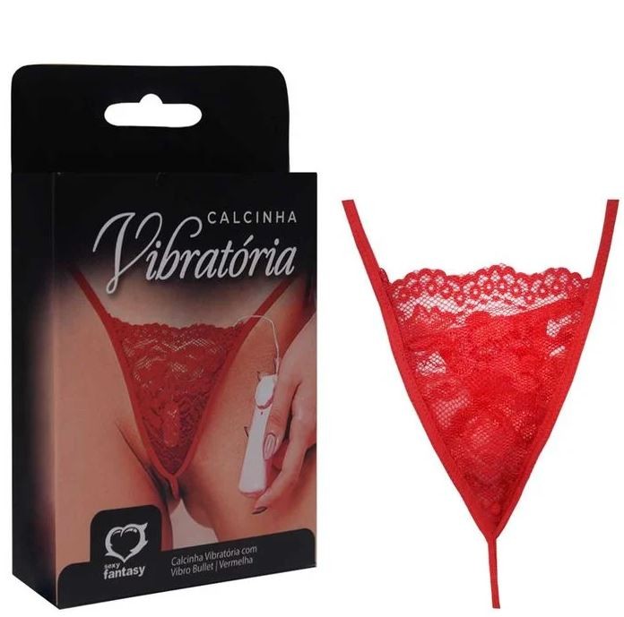 Calcinha em Renda com Estimulador e Controle Remoto - Sexy Fantasy | Tamanho Único - 1