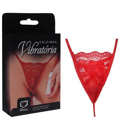 Calcinha em Renda com Estimulador e Controle Remoto - Sexy Fantasy | Tamanho Único