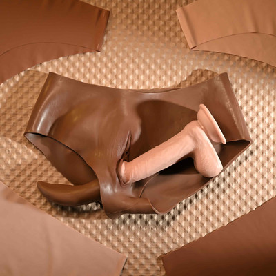 Foto 3 do produto Calcinha em Silicone com Abertura Vaginal - Gender X Undergarments Undies | Tamanho Único