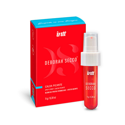 Calda Beijável Picante com Sabor de Frutas Vermelhas - Intt + Deborah Secco | 11g