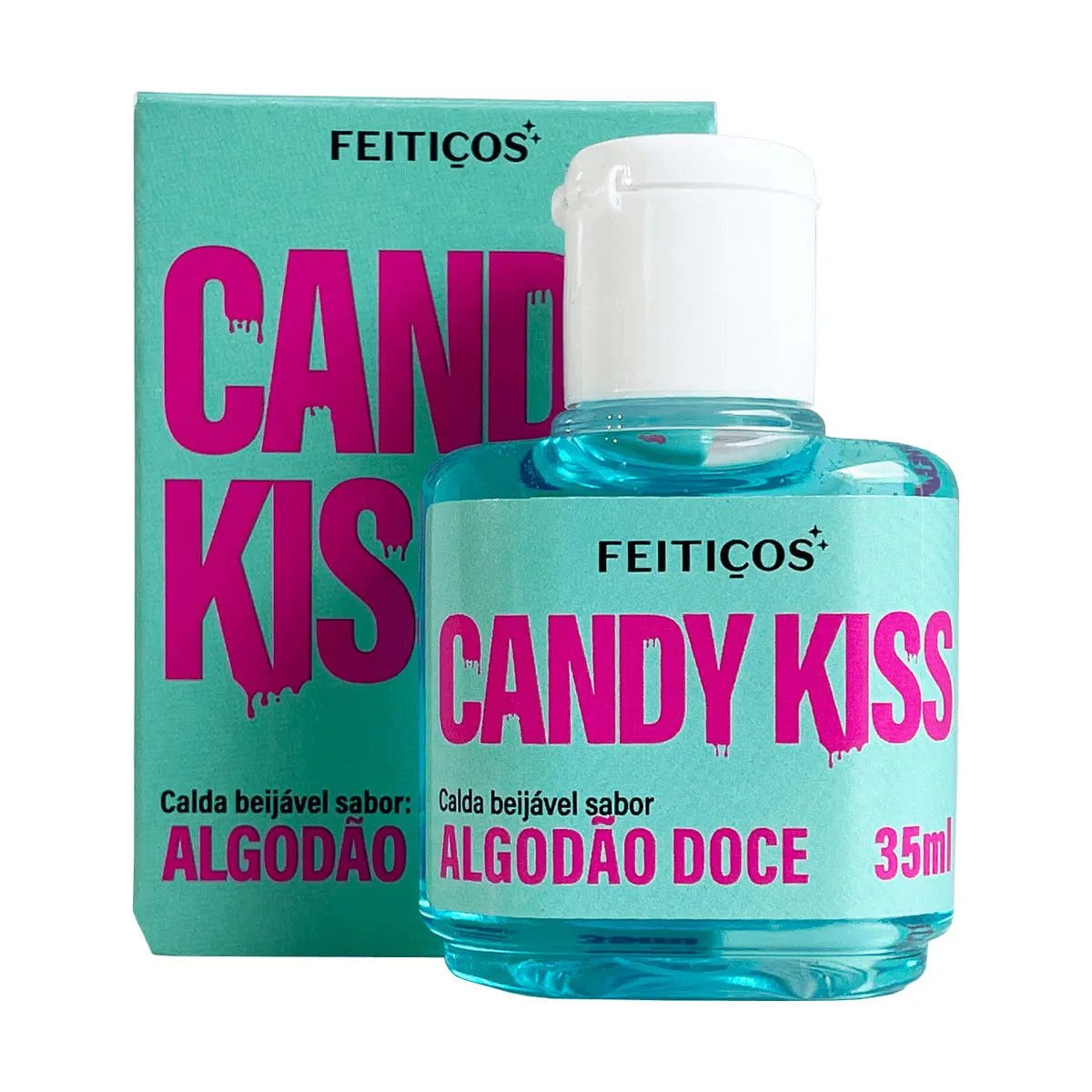 Calda Beijável para Sexo Oral - Feitiços Aromáticos Candy Kiss | 35ml | Disponível em 16 sabores - 3