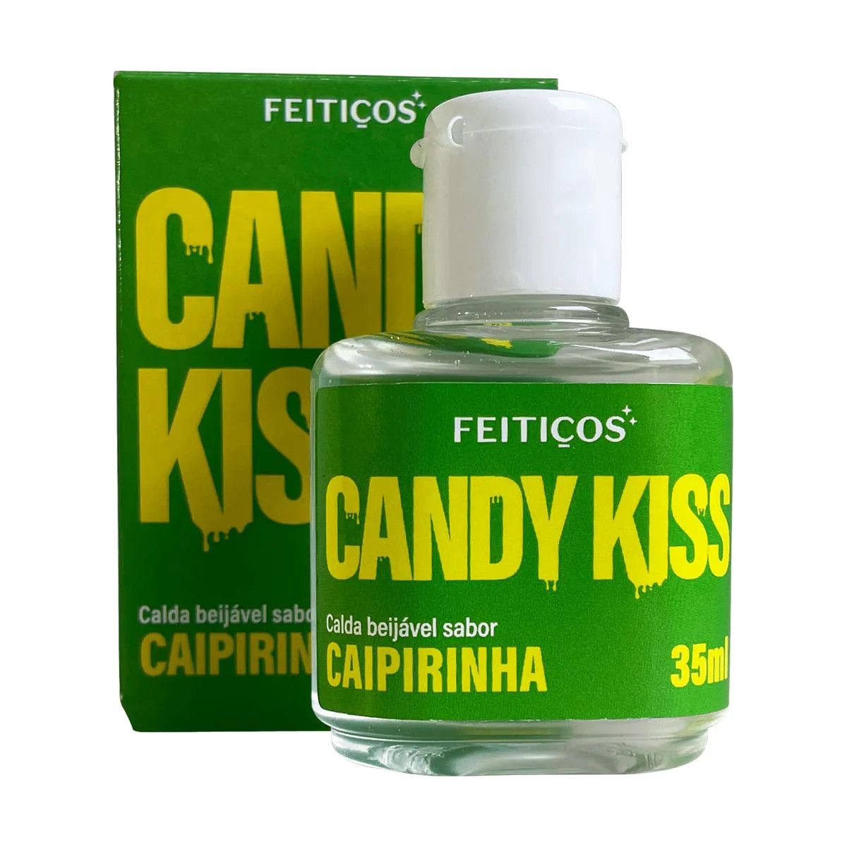 Calda Beijável para Sexo Oral - Feitiços Aromáticos Candy Kiss | 35ml | Disponível em 16 sabores - 7