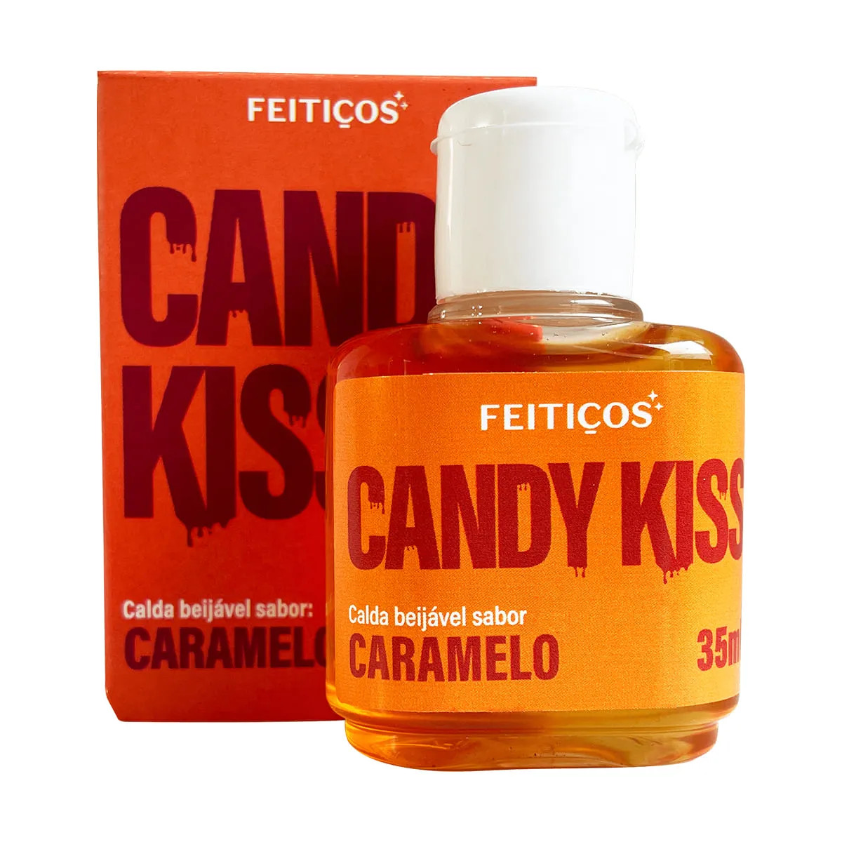 Calda Beijável para Sexo Oral - Feitiços Aromáticos Candy Kiss | 35ml | Disponível em 16 sabores - 9