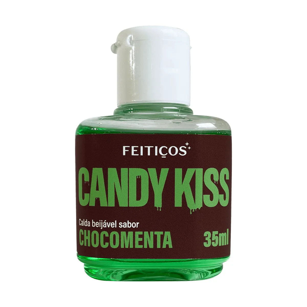 Calda Beijável para Sexo Oral - Feitiços Aromáticos Candy Kiss | 35ml | Disponível em 16 sabores - 14