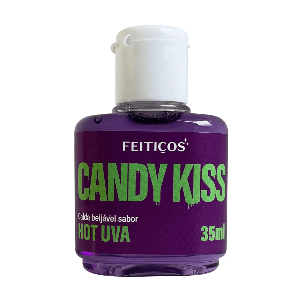 Calda Beijável para Sexo Oral - Feitiços Aromáticos Candy Kiss | 35ml | Disponível em 16 sabores - 18