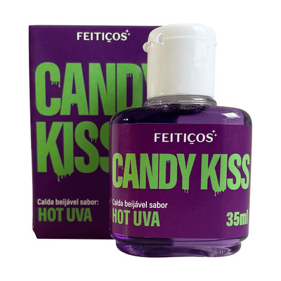 Foto 17 do produto Calda Beijável para Sexo Oral - Feitiços Aromáticos Candy Kiss | 35ml | Disponível em 15 sabores