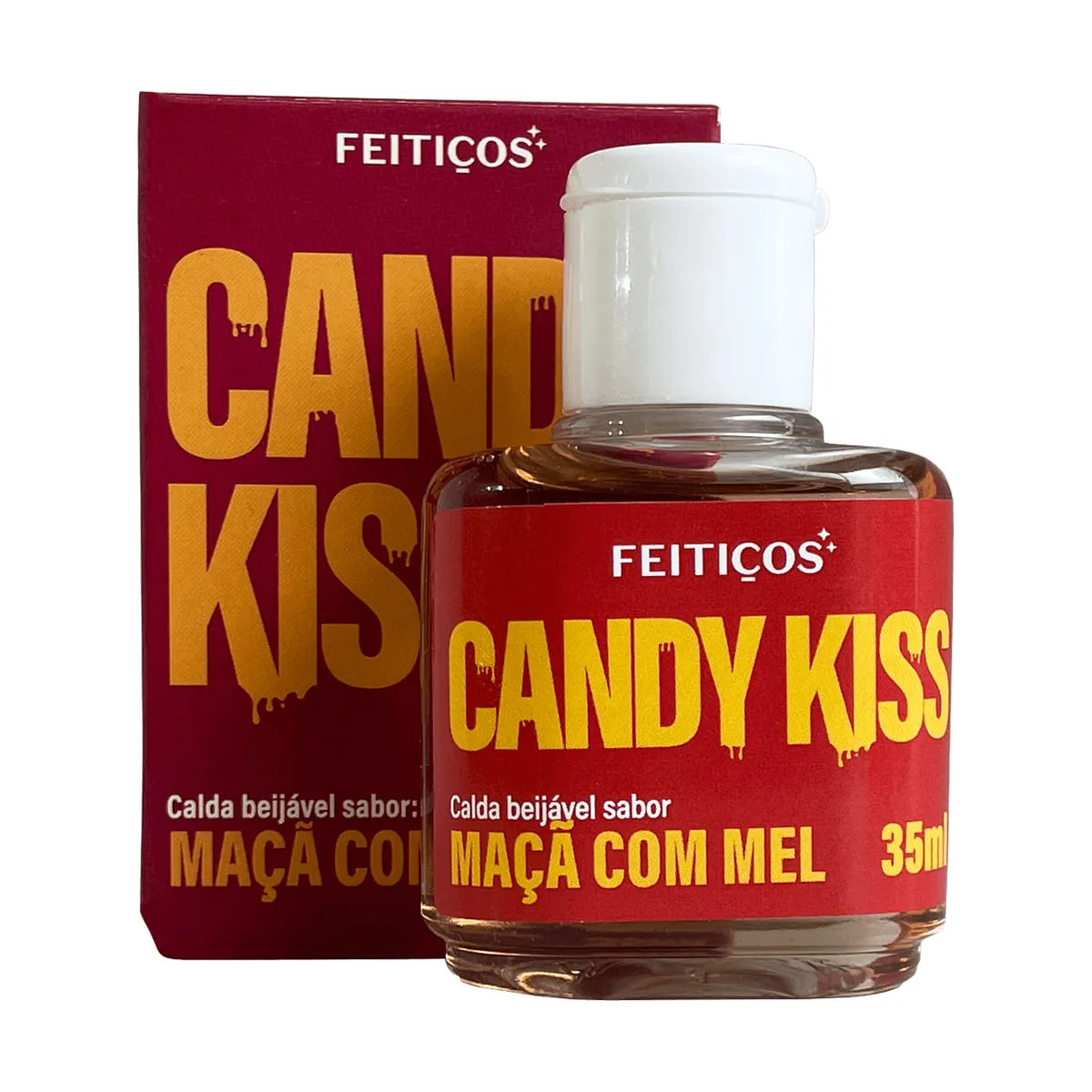 Calda Beijável para Sexo Oral - Feitiços Aromáticos Candy Kiss | 35ml | Disponível em 16 sabores - 19