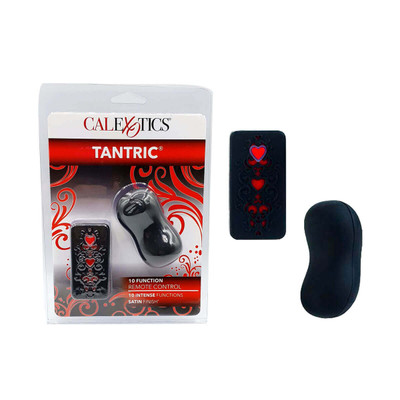 Calexotics Tantric - Cápsula Vibratória com 10 Modos de Vibração e Controle Remoto sem Fio - 7 x 3,7 CM