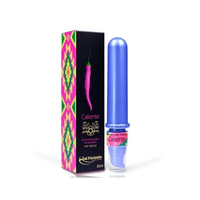 Gel Lubrificante Excitante Feminino em Formato de Personal com Efeito de Aquecimento - La Pimienta Caliente | 20 ml