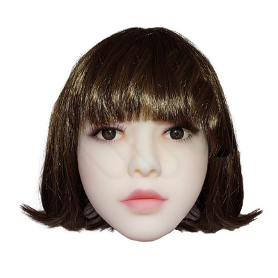 Camila - Boneca Realística em TPE com Cabelo Curto Castanho Avelã, Olhos Castanhos, Seios Médios, Vértebras em Aço e Acessórios - 38 kg e 1,60 Metros de Altura