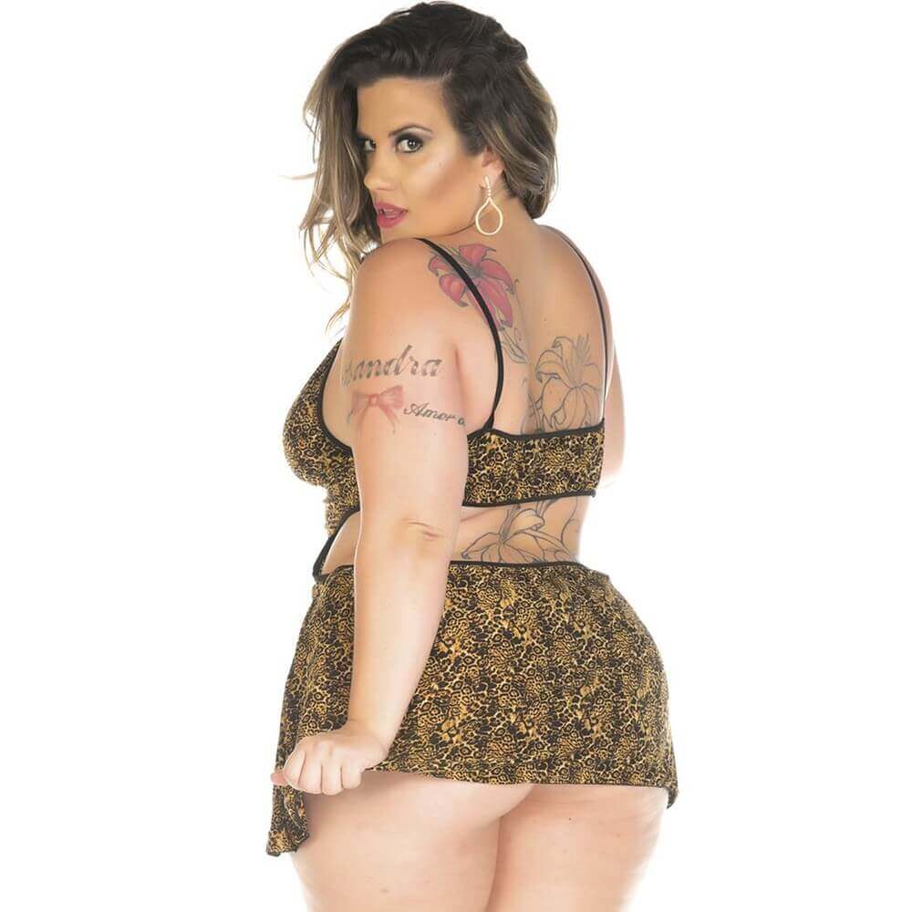 Camisola Lú - Lingerie Pimenta Sexy | Plus Size | Disponível em 7 Cores - 4