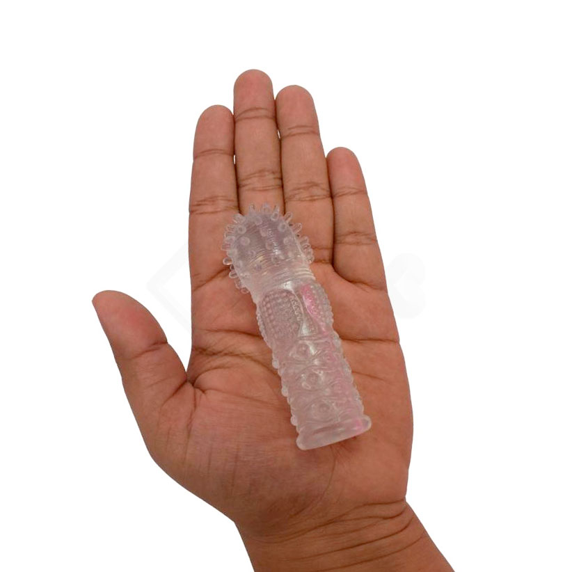 Capa para Dedo em Silicone Atóxico com Texturas Massageadoras - A.Spot | 6 x 1,4 cm - 3