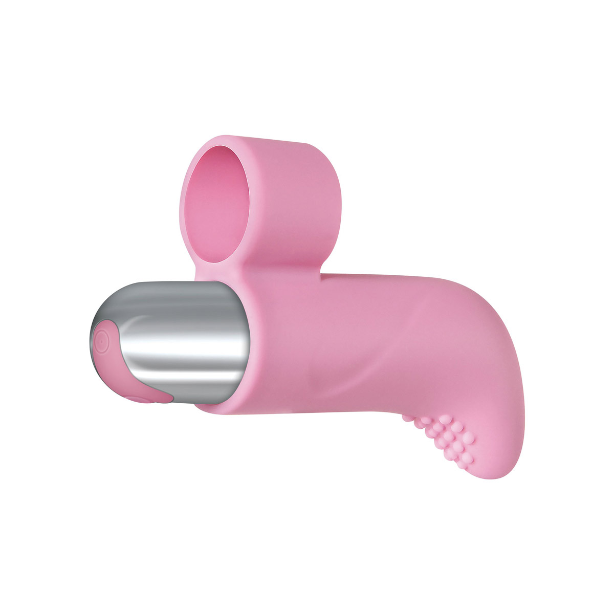 Capa de Dedo em Silicone com Cerdas Massageadoras, Cápsula Vibratória Recarregável e 10 Modos de Vibração - Adam & Eve Silicone Rechargeable Finger Vibe | 4,4 x 2,4 cm - 3