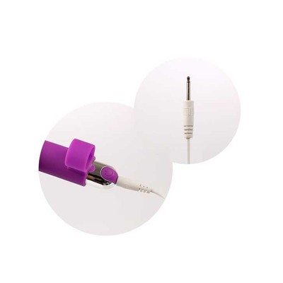 Foto 3 do produto Capa de Dedo em Silicone com Cerdas Massageadoras, Cápsula Vibratória Recarregável e 10 Modos de Vibração - Pleasure Dreams | 4,4 x 2,4 cm