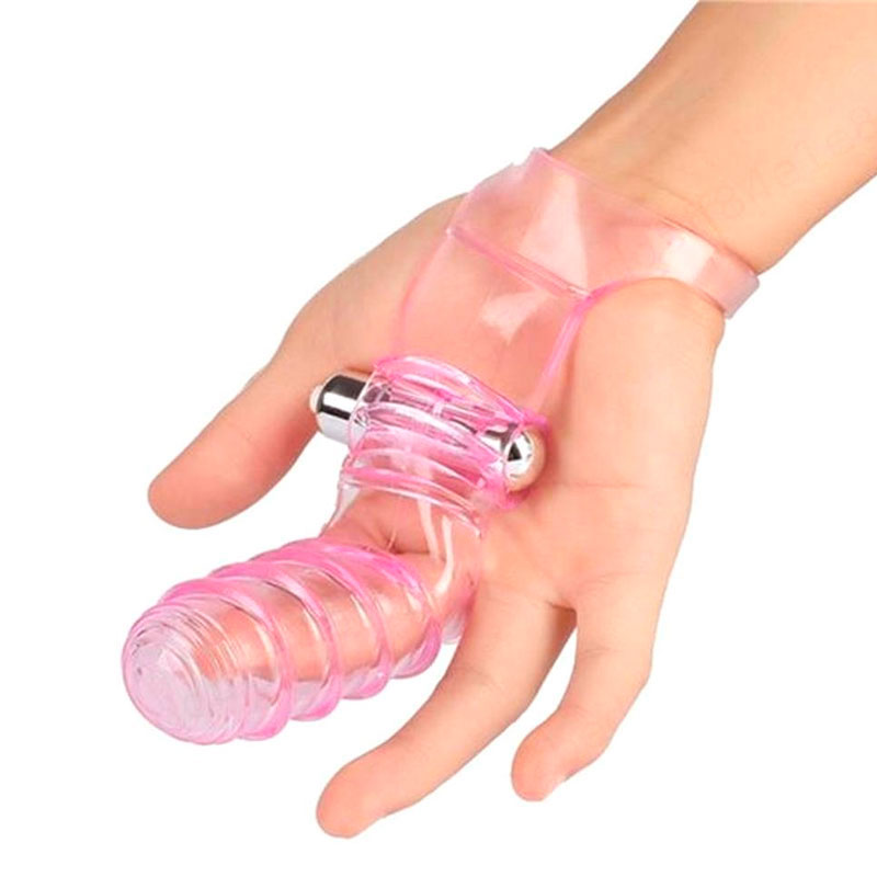 Capa para Dedos em TPR com Cápsula Vibratória e Pode Ser Usada Como Capa Peniana - 3R Import | 14 x 3,7 cm | Disponível em 2 Cores - 3