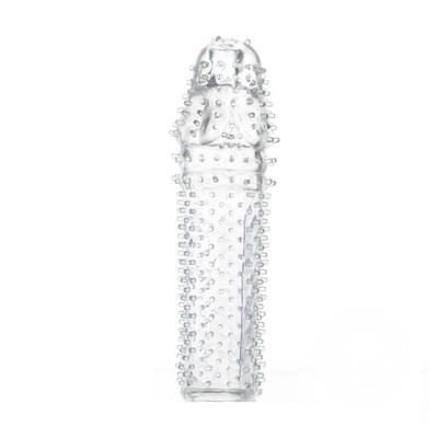 Foto 2 do produto Capa Peniana em Silicone com Preenchimento na Glande e Nódulos Estimuladores - YouVibe Feel Me | 12 x 3 cm