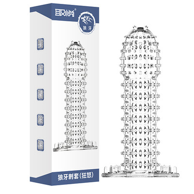 Foto 1 do produto Capa Peniana com Cerdas Massageadoras e Base Estimuladora - Adão e Eva | 13 x 3,3 cm