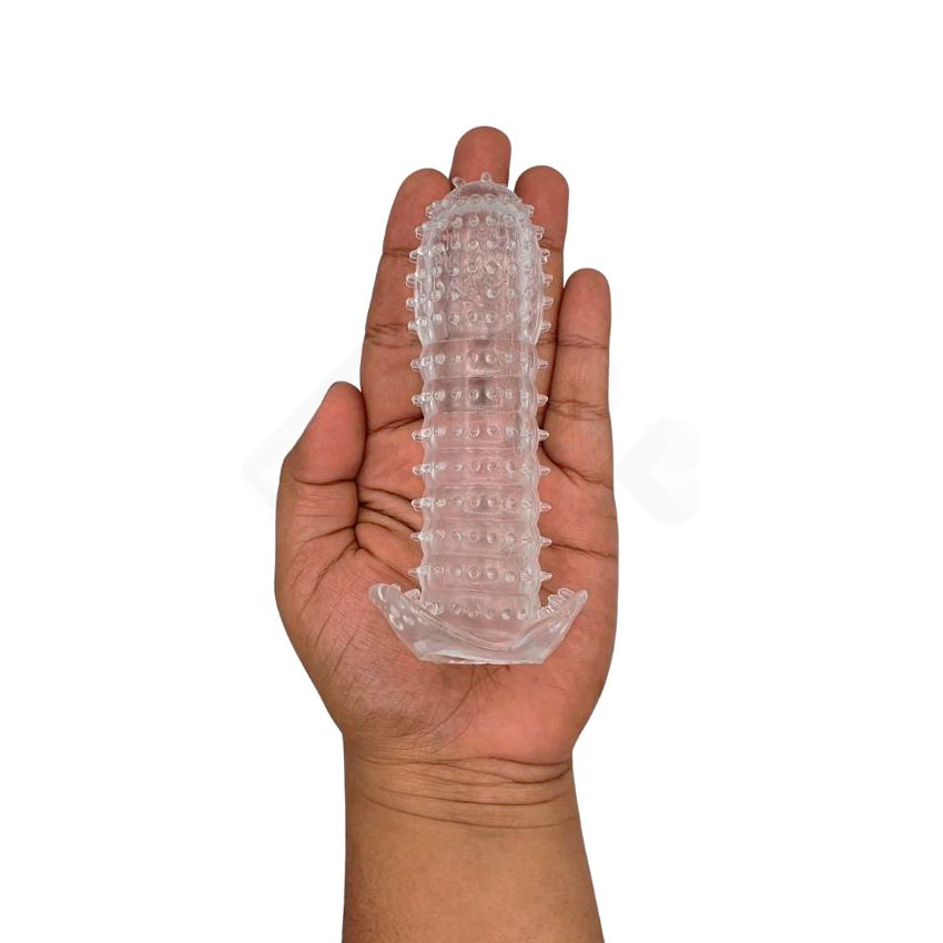 Capa Peniana com Cerdas Massageadoras e Base Estimuladora - Adão e Eva | 13 x 3,3 cm - 3