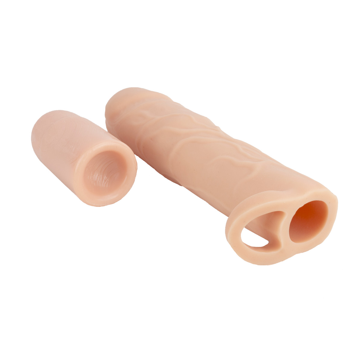 Capa Peniana em TPR com Glande Definida, Veias Salientes e Anel Escrotal - Pretty Love Gerd | 12 x 2,3 cm - 2