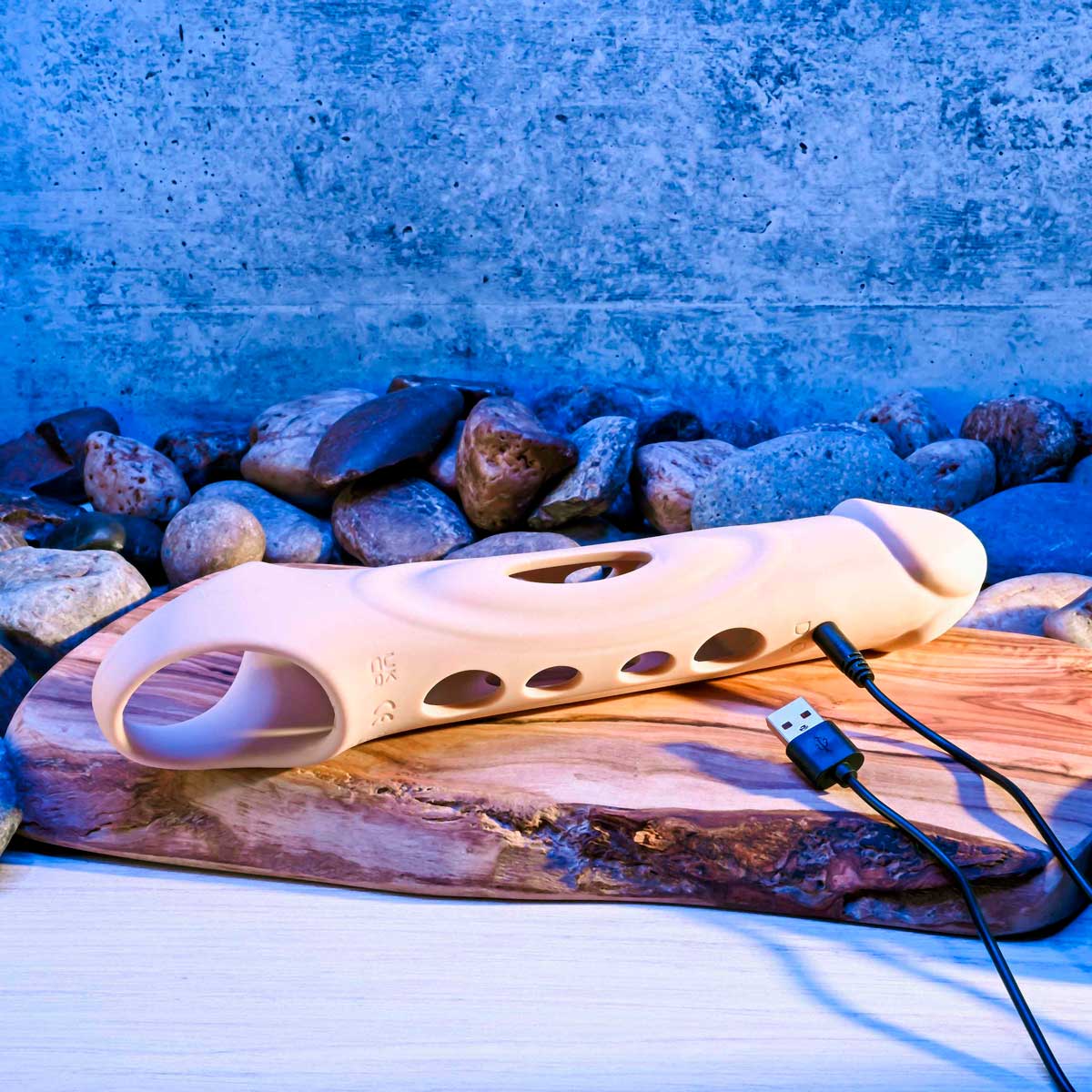 Capa Peniana Extensora em Silicone com Aberturas, Anel Escrotal, 10 Modos de Vibração e Controle Remoto - Zero Tolerance Big Boy Extender | 12,5 x 3,4 cm - 3