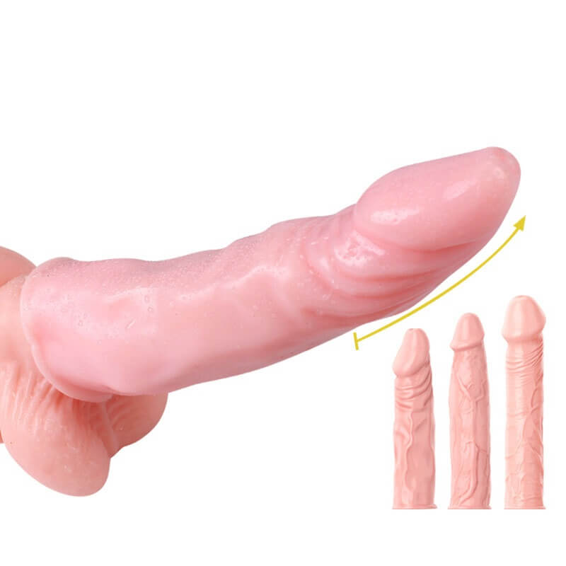 Capa Peniana Extensora em Silicone com Preenchimento - 18,5 x 3,3 cm - 2