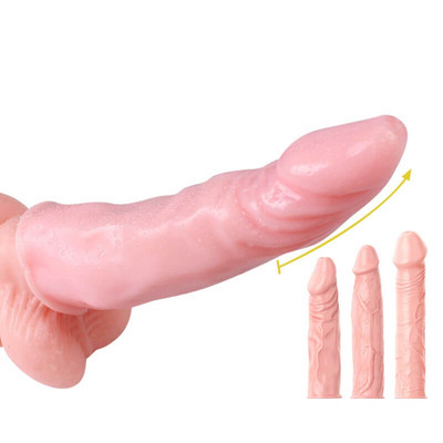 Foto 2 do produto Capa Peniana Extensora em Silicone com Preenchimento - 18,5 x 3,3 cm