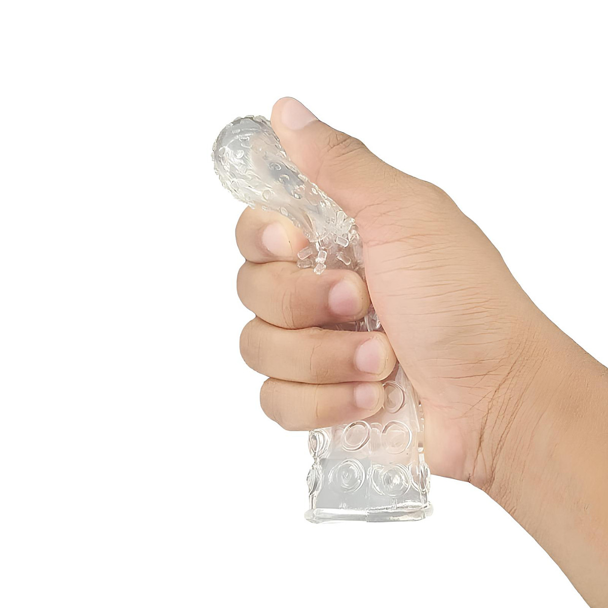 Capa Peniana Extensora em TPE com Textura e Saliências Estimuladoras Sem Preenchimento - Sexy Import | 14 x 2,1 cm | Disponível em 5 Cores - 7