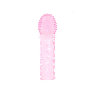 Foto 5 do produto Capa Peniana Extensora em TPE com Textura e Saliências Estimuladoras Sem Preenchimento - Sexy Import | 14 x 2,1 cm | Disponível em 5 Cores