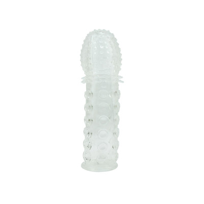 Foto 6 do produto Capa Peniana Extensora em TPE com Textura e Saliências Estimuladoras Sem Preenchimento - Sexy Import | 14 x 2,1 cm | Disponível em 5 Cores