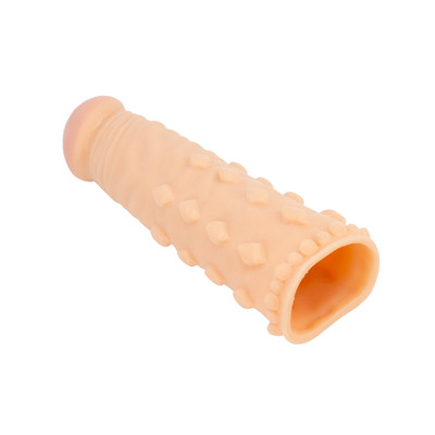 Foto 6 do produto Capa Peniana Extensora em TPE com Relevos Salientes e Glande Preenchida - Yeain Effective Extension Sleeve Max-Man 2" | 12 x 3,5 cm