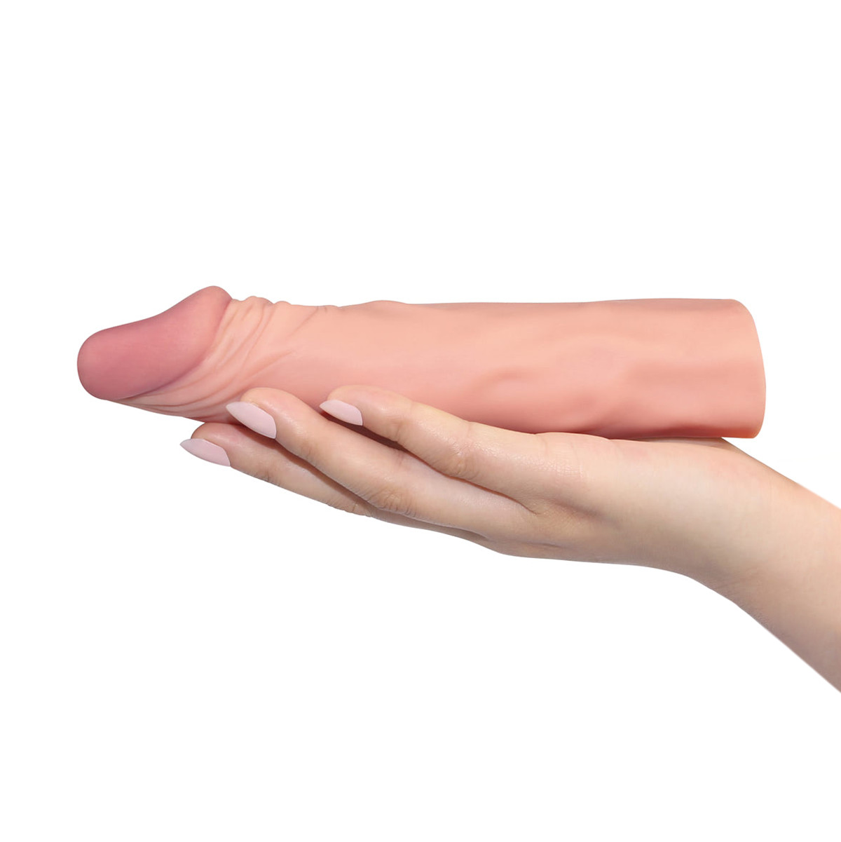 Capa Peniana Extensora em TPE Ultra Macio com Preenchimento na Glande - Pleasure X-Tender Series | 12,5 x 3,6 cm | Disponível em 2 Cores - 6